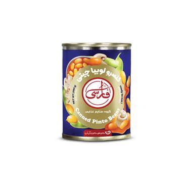 کنسرو لوبیا چیتی با قارچ 380 گرمی فارسی